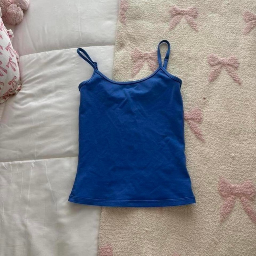 jazz blue aritzia tank top